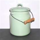 Emaille Tragekanne, Komposteimer - 3,3 L 
