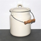 Emaille Tragekanne, Komposteimer - 3,3 L 