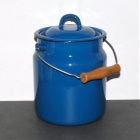Emaille Tragekanne, Komposteimer - 3,3 L 