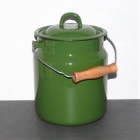 Emaille Tragekanne, Komposteimer - 3,3 L 