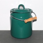Emaille Tragekanne, Komposteimer - 3,3 L  