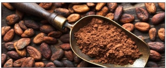 Schokolade, Kakao und Kakaobohnen