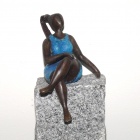Bronzefigur "Alice" 