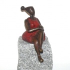 Bronzefigur "Louise" 