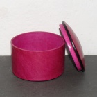 Ziegenlederdose pink 
