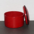 Ziegenlederdose rot 