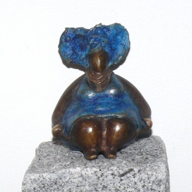 Bronzefigur "Henriette" 