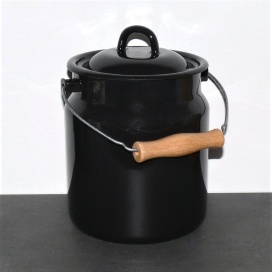 Emaille Tragekanne, Komposteimer - 3,3 L 