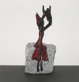 Bronzefigur - 23 cm  