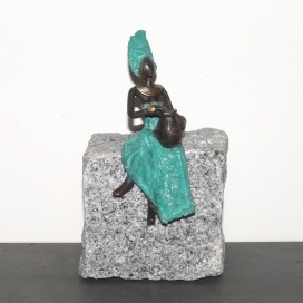 Bronzefigur - 14 cm  