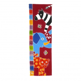 Wachstumschart - Zebra, Elefant, Leopard 