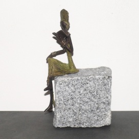Bronzefigur - 21 cm  