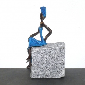 Bronzefigur - 21 cm  