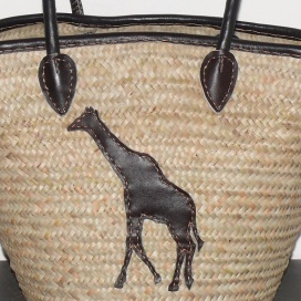 Korbtasche "Giraffe" 