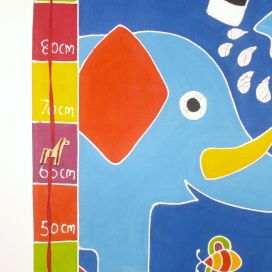 Wachstumschart - Zebra, Elefant, Leopard 
