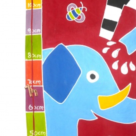 Wachstumschart - Zebra, Elefant, Leopard 