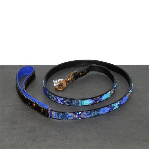 Kategoriebild der Kategorie “Perlenbesetzte Hundeleinen aus Rindleder”