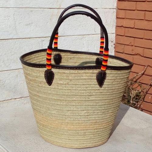 Kategoriebild der Kategorie “Korbtaschen mit Lederhenkel ”