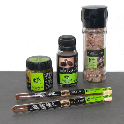 Kategoriebild der Kategorie “Bourbon-Vanille Paste, Pulver, Extrakt und Zuckermühlen ”