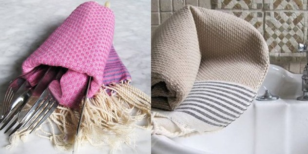 Kategoriebild der Kategorie “Fouta Geschirr- und Gästehandtücher ”