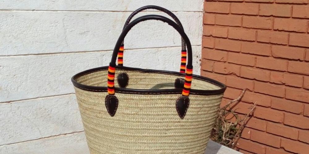 Kategoriebild der Kategorie “Korbtaschen mit Lederhenkel ”