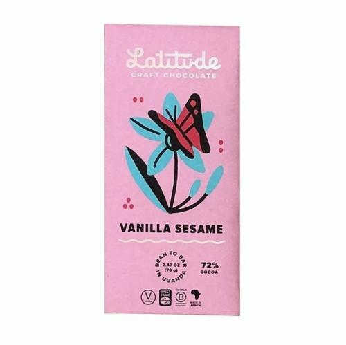 Artikelbild des Artikels “LATITUDE Uganda - Vanilla Sesame 72% Kakao “