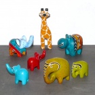 Speckstein - Elefanten, Giraffen, Hippos