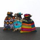 Kitenge Stoffbeutel mit Kordelzug, small - 16 x 20 cm 