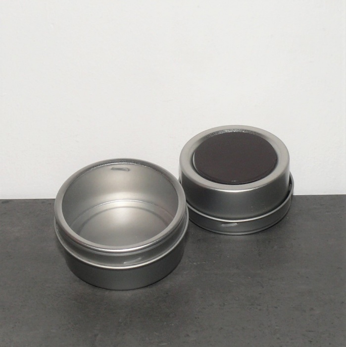  Artikelbild 1 des Artikels “Weißblechdose, rund, magnetisch, mit Sichtfenster “